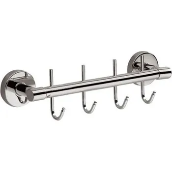 Věšák Věšák se 4 háčky L300, 37,5 cm, chrom