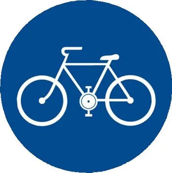Dopravní značka Dopravní značka C8a - Stezka pro cyklisty - Standardní kruh 700mm