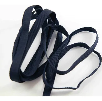 Stuha Poutková stuha - tmavě modrá - šířka 0,6 cm