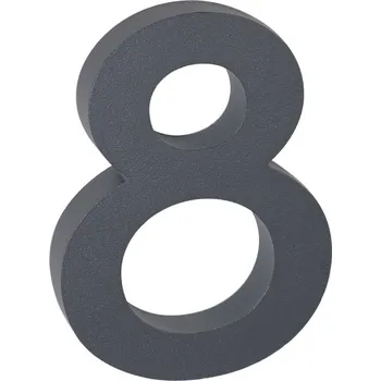 Domovní číslo Domovní číslo 8", RN.100LV, strukturované, antracit"