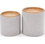 Taburet Aviko, šedá