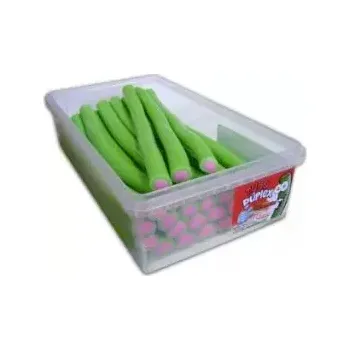 Bonbon Želé pendrek plněný JUMBO 50 g - KYSELÝ MELOUN (balení 30 ks) (plněné maxi pendreky / meloun v cukru / 30 ks v balení)