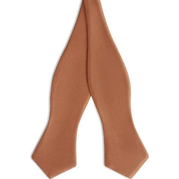 Motýlek Koňakový rypsový vázací motýlek s diamantovou špičkou - Trendhim