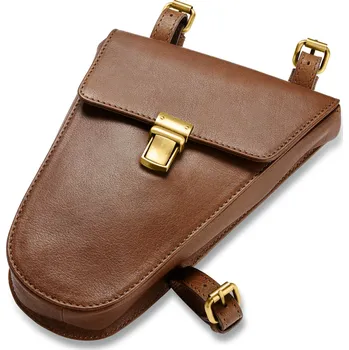 brašna na kolo Brašna pod sedlo jízdního kola | Tmavě hnědá buvolí kůže kvality full grain - Trendhim