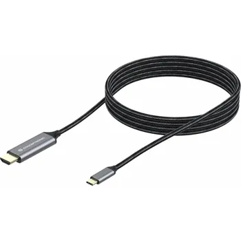 Video kabel Conceptronic USB-C - HDMI kabel 2 m Černostříbrný (ABBY10G)