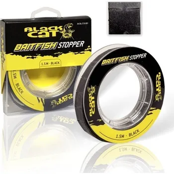 Black Cat - ZARÁŽKY BAITFISH STOPPER 1,5m - černé