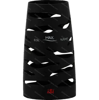 Silikonový návlek pro šlehačkovače iSi 0.5 l, černý