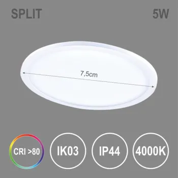 Závěsné svítidlo Tope Split R NW, 5W, LED, 4000K