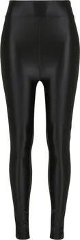 Dámské legíny Urban Classics Ladies Highwaist Shiny Metallic Leggings černé