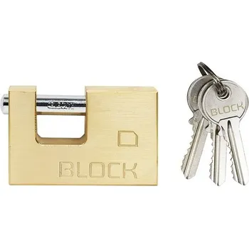 Visací zámek Mosazný visací zámek RV BLOCK 70, mosaz