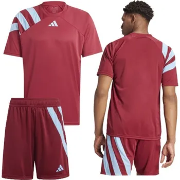 15x Dres adidas Fortore 23 bordo/světle modrá (XXL)