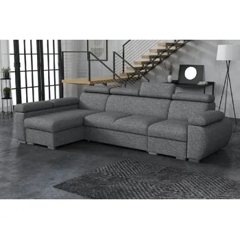 Sedací souprava FALCO Sedací souprava Bodie L Aragon tmavě šedá