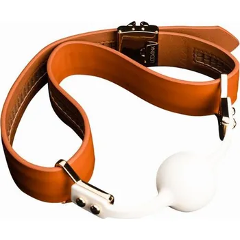 Roubík Sada roubíků LOCKINK Ball-Gag & Gag-bite hnědá - s kupónem KUP15 cena 1419 Kč + extra diskrétní expedice