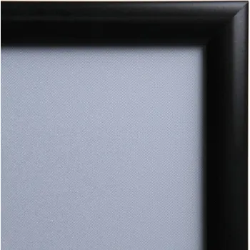 Klaprám A0, ostrý roh, profil 25 mm, černá