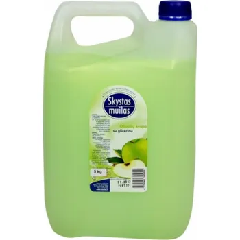 Mýdlo Tekuté mýdlo s glycerinem, 5 l, vůně jablka