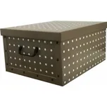 Úložná krabice Compactor Rivoli 50 x 40 x 25 cm, hnědá