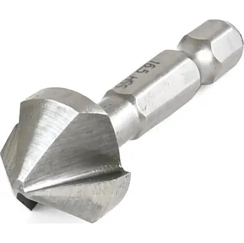 Nástavec na vrták Záhlubník kuželový 90° 3břity 1/4" - 6.3mm