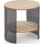 Konferenční stolek Trafica, přírodní dřevo / černá