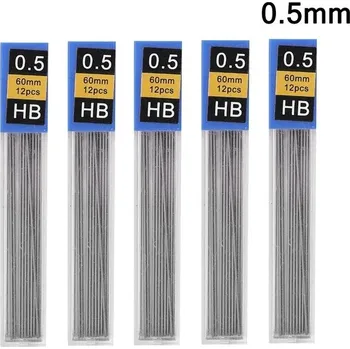 Grafitová tužka Mechanická tužka z nerezové oceli pro umělce a studenty - 5 balení 0.5mm