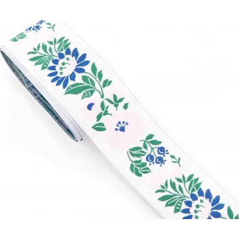 Stuha Krojová stuha - bílá - šíře 3,6 cm