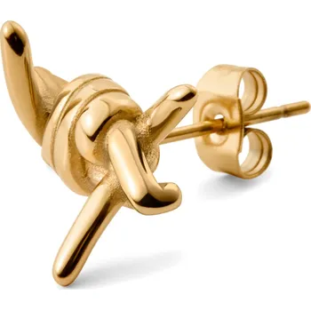 Náušnice Floyd náušnice ostnatý drát zlaté barvy - Otsu