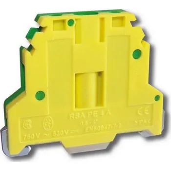 Svorka Elektro Bečov RSA 4 A PE žlutozelená A531231