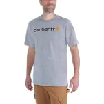 Carhartt triko Core Logo S-Sleve T-Shirt S heather grey