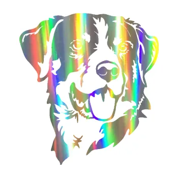 Polep vozidla SAMOLEPKA Pes 197 pravá Appenzellský salašnický pes (93 - Holografická) NA AUTO, NÁLEPKA, FÓLIE, POLEP, TUNING, VLASTNÍ TEXT, TISK, AUTOSAMOLEPKY.cz, POLEPY, OBRÁZEK, LOGO, SAMOLEPKY