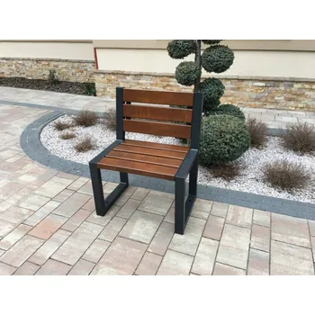 Zahradní lavice Zahradní křeslo TRENDY s opěradlem (Olše) Ořech