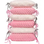 T-TOMI Polštářkový mantinel, white / little grey dots