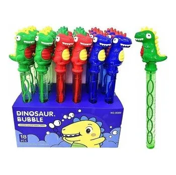 Hra na zahradu Pałeczka do baniek mydlanych 38cm z dinozaurem MIX