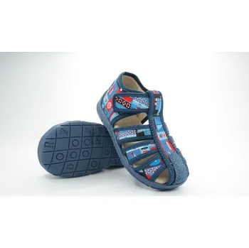 Chlapecké bačkory Dětské plátěnky Froddo G1700316-2 DENIM - vel. 19