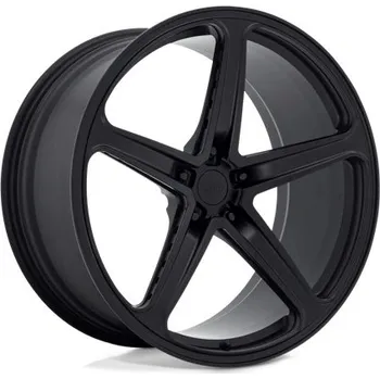 Alu kolo OHM AMP disk 22x9 5X120 64.15 ET25, Matná černá
