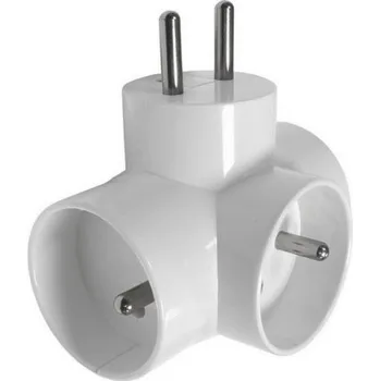 Elektrická vidlice Roztrojka Kanlux ZARK KRW-3 02181 bílá