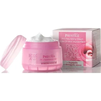 Pleťový krém Prestige Rose a Pearl vyživující krém na obličej 24 hodin 50 ml