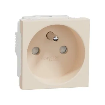 vypínač Schneider Electric Nová Unica zásuvka šroubová béžová NU303944E