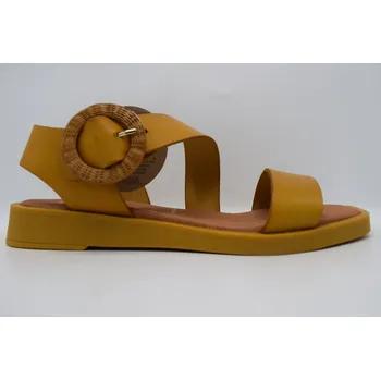 Dámské sandále Marila dámský sandál ANGELINA Panama žlutá Velikost: 40