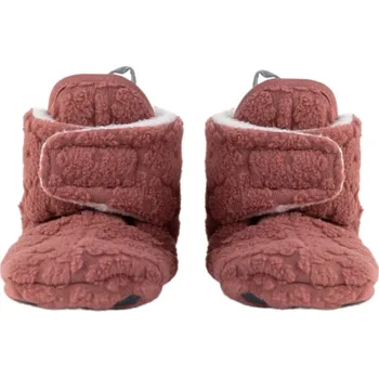 Kojenecké oblečení Lodger Slipper Folklore Fleece Rosewood 3 - 6 měsíců