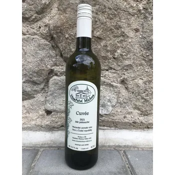 Cuvée 2021, zemské víno, Rodinné vinařství Michna Vrbice, polosuché