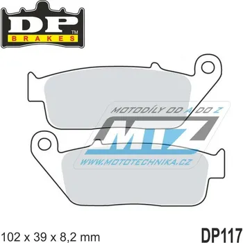 Brzdová destička Destičky brzdové DP117-SDP DP Brakes - směs SDP Sport HH+ DP117-SDP