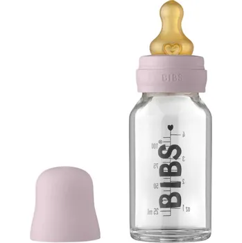 Kojenecká láhev Bibs skleněná láhev 110ml - DUSTY LILAC