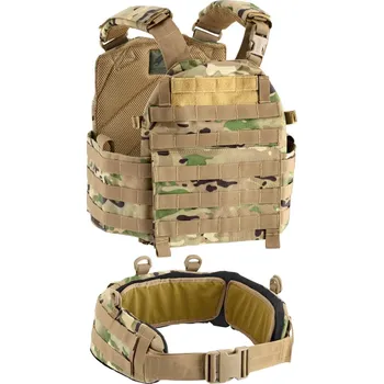 Neprůstřelná vesta Vesta Defcon 5 Armour Carrier s opaskem 1000 D, Multicamo
