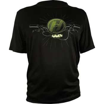 cyklistický dres Pánský dres HAVEN Navaho II black/khaki Velikost: XL