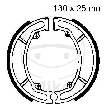 Brzda pro motocykl STANDARDNÍ BRZDOVÉ ČELISTI HONDA CN 250 Helix 1986-1999