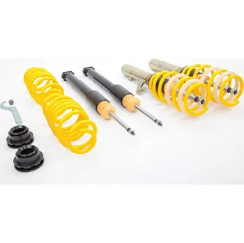 Výškově stavitelný podvozek ST Suspensions ST XA, ST XA, ST XA, ST XA se stavitelnou tuhostí pro Audi A4 8W2, 8WC, B9 max zatížení PN do 1135 kg s prům. uchycení př. tl. 53 mm, FWD