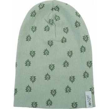 Kojenecká čepice Lodger Beanie Print Rib Silt Green 6 - 12 měsíců
