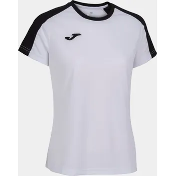 Dámské sportovní tričko JOMA ECO CHAMPIONSHIP SHORT SLEEVE T-SHIRT WHITE BLACK Velikost: M, Barva: WHITE-BLACK