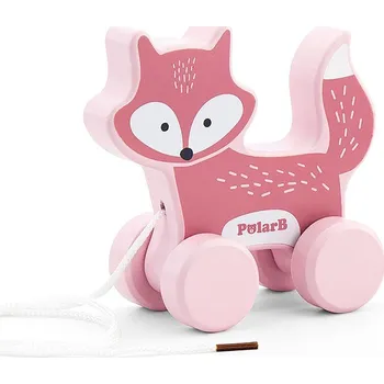 Dřevěná hračka Dřevěná tahací hračka na šňůrce Viga Liška