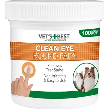 Kosmetika pro psa Vet's Best® Clean Eye Pads pro psy 2x100 ks