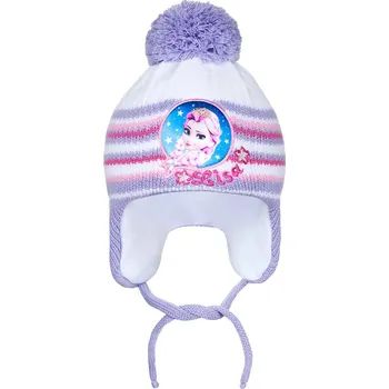 Kojenecká čepice Zimní dětská čepička New Baby Lisa fialová 104 (3-4r)